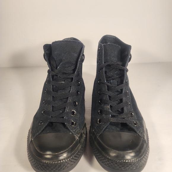 Converse Chuck Taylor All Star Hi All Black Unisex Men's size 7 Women's Size 9 - Picture 3 of 12